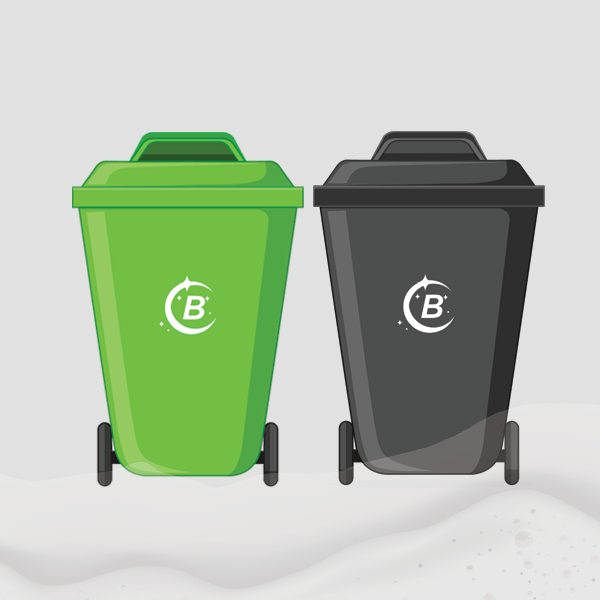 2 Wheelie Bins Cleaned For 1 Year Baxters Services